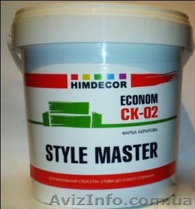 Краска воднодисперсионная (фасад,  интерьер), Клей ПВА (Завод производитель) #1097952