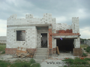 Кладка кирпича и пеноблока.  #1110165