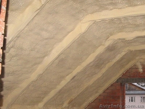 Утепление чердака ППУ,  Утепление мансарды пенополиуретаном #1103265