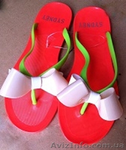 Силиконовые женские шлепанцы, вьетнамки.Цвета.Недорого. #1101539