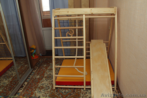 Деревянный Спорткомплекс Малютка. Для ребенка от 0 до 5 лет #1111743