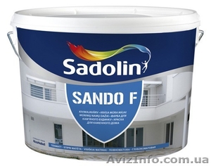 Краска для фасада и цоколя. SANDO F10л/1141грн #1098212