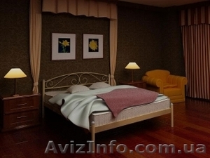 Кровать металлическая Верона 200x160 Метакам,  от 1209 грн. #1109483