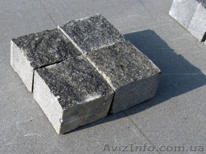 Гранитная брусчатка пилено-колотая #1107100