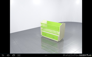 кровать качалка детская #1100360