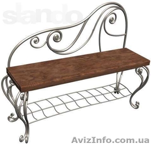 Банкетка кованая для дома #1100847