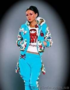 Костюм из велюра в стиле Лурдес,  Матрешка,  Лав Кутюр #1102763