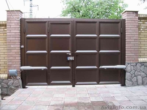 Ворота распашные автоматические  #1116235