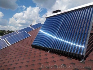 Экономия газа. Горячая вода от солнца. #1123650