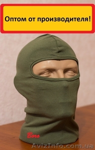 Маска (балаклава) олива оптом #1124887