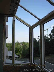 Фасадное остекление из алюминия . #1114454