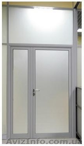 Двери в алюминиевой рамке . #1114437