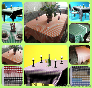 Скатерти в клетку для ресторанов и кафе #1123249