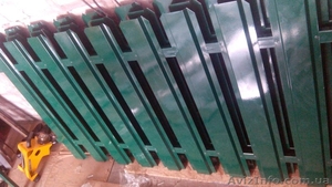 Штакетное ограждение,  штакетник металический,  штакет #1123669