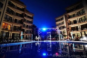 Болгария! Меблированный двухкомнатный апартамент в к-се Солнечный берег #1123266