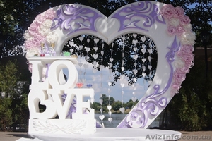 Свадьба,  флористика и декор. Арка на выездную церемонию #1136410