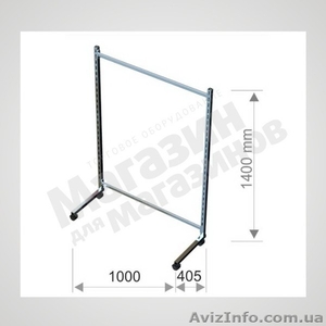 Торговое оборудование,  для одежды стойка #1135064