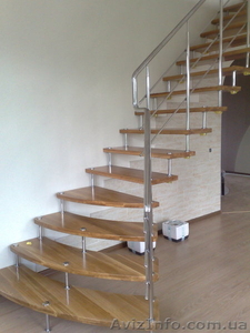 Консольные лестницы из нержавейки #1140444