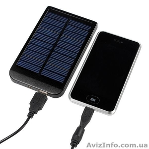 Зарядное устройство на солнечных батареях Solar Charger P1100F 0, 7W 2600 mAh #1130846