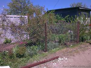 Забор из сетки рабица для дачи #1133976