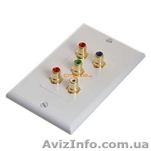 WP 566-N Component Video Audio 5-RCA Золото разъем #1127091