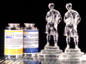 Прозрачный жидкий пластик холодного отверждения двухкомпонентный  #1137602