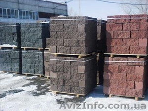 Рваный камень,  Николаев Шлакоблок с декоративной «рваной» поверхностью #1131357