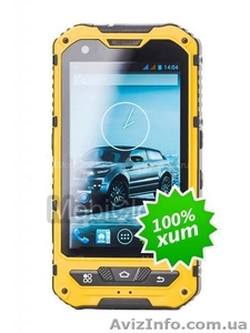 Противоударный влагозащитный смартфон Land Rover A8 Black Original #1132041