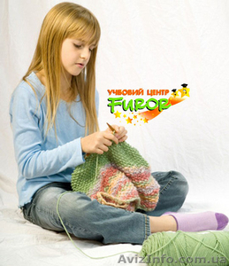 Курс вязания на спицах. Учебный центр Furor. #1133505