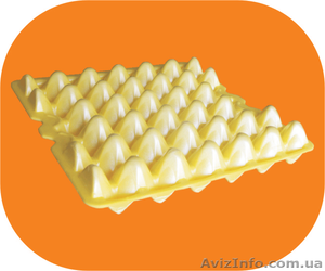 Лоток бугристый для яйца из вспененного полистирола. #1149361