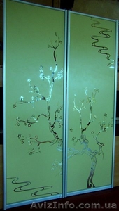 Эксклюзивные двери для шкафа купе. Изготовим,  Доставим,  Установим.  #1142439