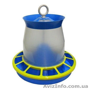 Бункерная кормушка объемом  3, 2 л.  для домашней  птицы #1145186