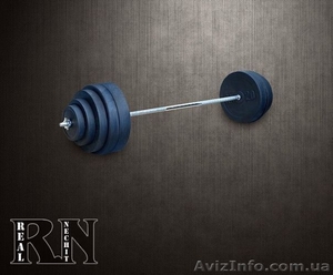 Штанга разборная 114 кг. Самая низкая цена в сети. #1143720