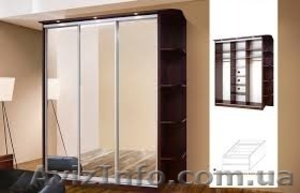 Шафи-купе дзеркало,  (ДСП) глибина 450 мм #1147653