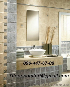 Укладка кафеля,  плитки,  искусственного камня. #1146912