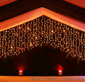 Гирлянда дождь светодиодная купить  1х6 метра,   гирлянды + для украшения дома . #1159709