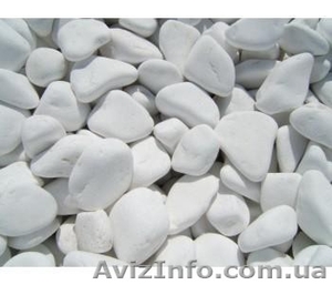 Белая галька мраморная #1158123