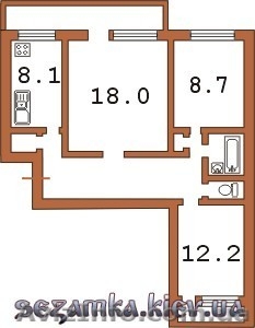  3х-комнантная квартира. Продажа. Киев #1154642