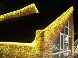 Новогоднее оформление города,  световое оформление дома. Услуги по монтажу. #1164498