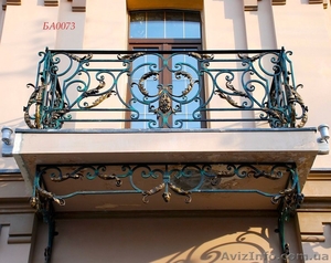 Изготовляем кованные балконы,  решетки на окна,  навесы! #1164375