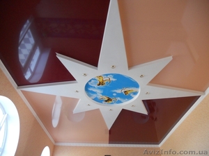 Натяжные потолки,  изготовление и монтаж в Крыму #1156443