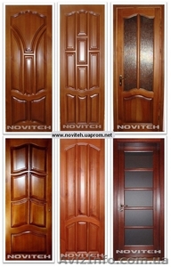 Двері міжкімнатні,  вхідні з масиву  натурального дерева #57295