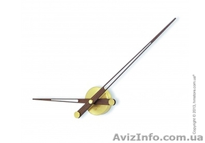 Оригинальные часы с деревянными стрелками #1167038