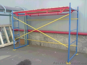 Строительные леса рамные облегченные,  крестовые #1168191