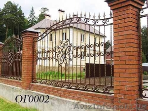 Кованные ворота,  ограждения,  брамы! #1164371