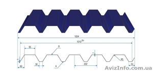  Профнастил Н44 толщена. #1161435