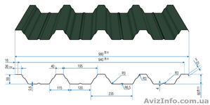  Профнастил Н60 толщена. #1161469