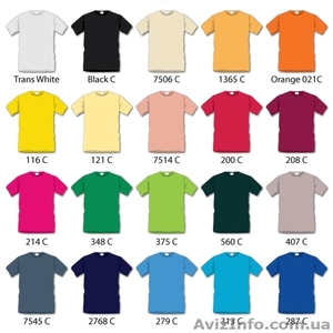 Футболки оптом,  цветные,  белые,  черные #1162321