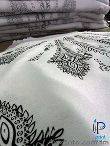 Печать на ткани,  нанесение рисунка на ткань,  флокирование ткани #1178586