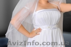 Свадебное шифоновое платье #1179574